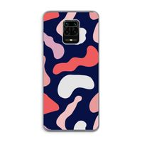 Memphis Shapes Pink: Xiaomi Redmi Note 9 Pro Transparant Hoesje