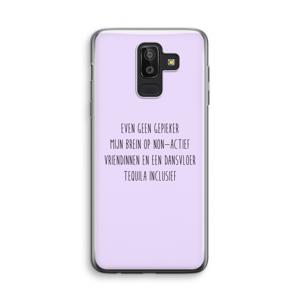 Tequila: Samsung Galaxy J8 (2018) Transparant Hoesje