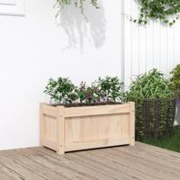 VidaXL Plantenbak 60x31x31 cm massief grenenhout