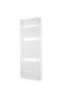 Vipera Alegria dubbele handdoekradiator 60 x 180 cm elektrische verwarming mat wit zij- en middenaansluiting 1,875W, weerstand inbegrepen