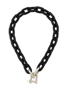 Parts of Four collier en maille gourmette oversize - Noir