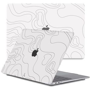 Lunso MacBook Pro 13 inch M1/M2 (2020-2022) cover hoes - case - Land Lines