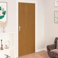 Deurfolies zelfklevend 2 st 210x90 cm PVC lichteikenkleurig Deurfolies zelfklevend 2 st 210x90 cm PVC lichteikenkleurig