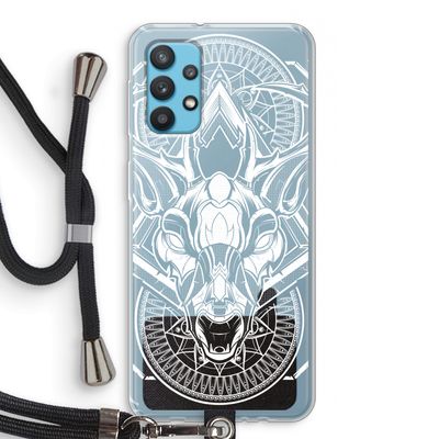 Oh Deer: Samsung Galaxy A32 4G Transparant Hoesje met koord