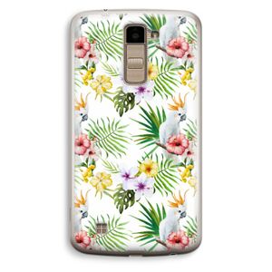 Gele kuif: LG K10 (2016) Transparant Hoesje