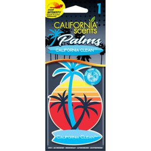 California Scents Palm Tree Luchtverfrisser California Clean 1 stuk CDPALMCAL