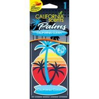 California Scents Palm Tree Luchtverfrisser California Clean 1 stuk CDPALMCAL