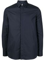 Jil Sander long-sleeve cotton shirt - Bleu