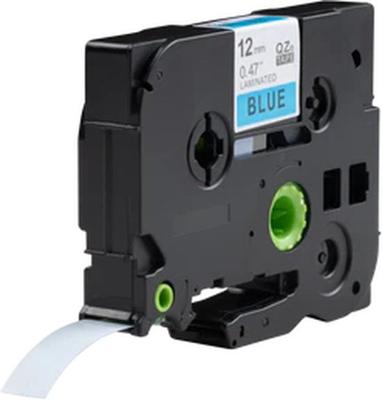 Huismerk Label Tape voor Brother Tze-531 | 12mm x 8m | Zwart op Blauw - 1 stuk