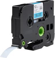 Huismerk Label Tape voor Brother Tze-531 | 12mm x 8m | Zwart op Blauw - 1 stuk