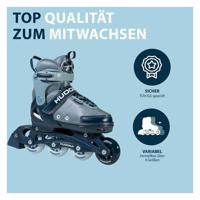 HUDORA skeelers leon 2.0 ocean blauw, maat 33-36