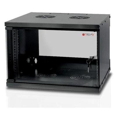 Techly I-CASE EL-1006B32 rack 6U Wandrek Zwart