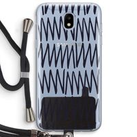 Marrakech Zigzag: Samsung Galaxy J5 (2017) Transparant Hoesje met koord