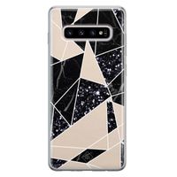 Samsung Galaxy S10 Plus siliconen telefoonhoesje - Abstract painted - thumbnail