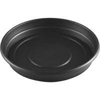 Bloempot/plantenpot onderschaal - antraciet - diameter 35 cm - kunststof