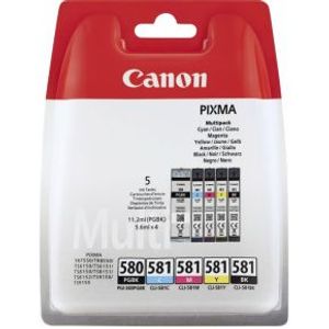 Canon PGI-580/CLI-581 inktcartridge Origineel Zwart, Cyaan, Magenta, Geel