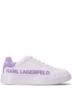 Karl Lagerfeld baskets Injekt en cuir à logo en relief - Violet