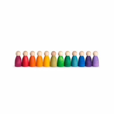 Grapat Nins | 12 houten poppetjes
