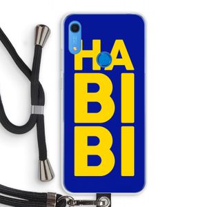 Habibi Blue: Huawei Y6s Transparant Hoesje met koord