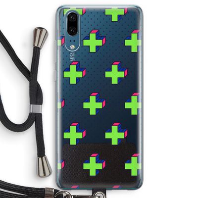 8-bit N°10: Huawei P20 Transparant Hoesje met koord