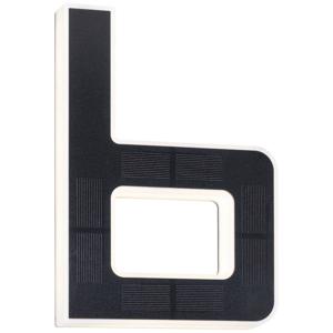 Paulmann 94651 Solar Hausnummer b Huisnummerlamp op zonne-energie Energielabel: G (A - G) Warmwit Zwart