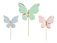 Cake Toppers Vlinders (9st) Cake Toppers Vlinders (9st)