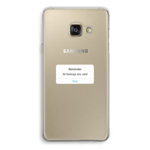 Reminder: Samsung Galaxy A3 (2016) Transparant Hoesje