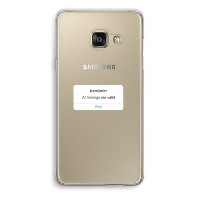 Reminder: Samsung Galaxy A3 (2016) Transparant Hoesje