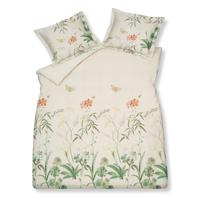 Vandyck flower garden cream tan Dekbedovertrek