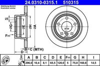 Powerdisc Remschijf 24031003151