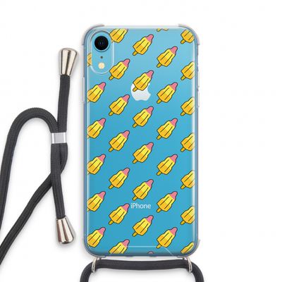 Waterijsjes: iPhone XR Transparant Hoesje met koord