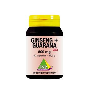 Ginseng guarana 500mg puur
