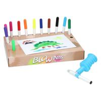 Blaaspennenset met Pompje Dinosaurus