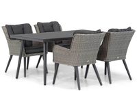 Garden Collections Boston/Valencia 170 cm dining tuinset 5-delig