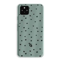 Kleine kattenkopjes: Google Pixel 5a 5G Transparant Hoesje