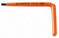 Facom gebogen inbussleutels geisoleerd 3 mm - 83.3AVSE