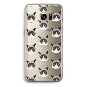 It's a Purrr Case: Samsung Galaxy S7 Edge Transparant Hoesje