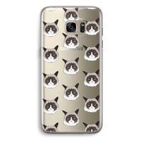 It's a Purrr Case: Samsung Galaxy S7 Edge Transparant Hoesje