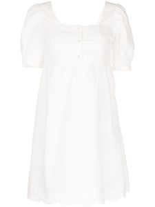 b+ab robe en dentelle - Blanc