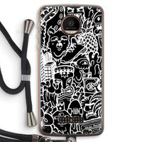 Vexx Black Mixtape: Motorola Moto Z Force Transparant Hoesje met koord