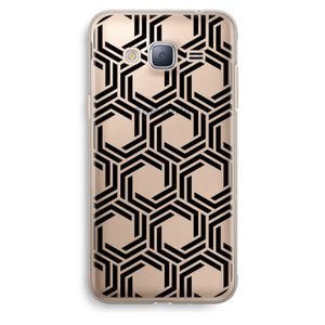 Geometrisch patroon: Samsung Galaxy J3 (2016) Transparant Hoesje