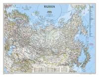 Wandkaart 22091 Russia - Rusland, 77 x 60 cm | National Geographic