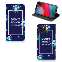 Apple iPhone 11 Pro Design Case Flowers Blue DTMP