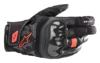 ALPINESTARS SMX Z Drystar Gloves, Tussenseizoen motorhandschoenen, Zwart-Rood Fluo