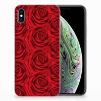 Apple iPhone Xs Max | TPU Case | Red Roses