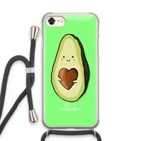 Avocuddle: iPhone 8 Transparant Hoesje met koord