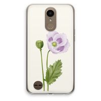 Purple poppy: LG K10 (2017) Transparant Hoesje Purple poppy: LG K10 (2017) Transparant Hoesje