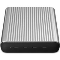 HYPER 245W GaN Desktop Charger Zwart, Zilver Binnen - thumbnail