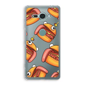 Hamburger: Sony Xperia XZ2 Compact Transparant Hoesje