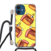 Hamburger: iPhone 12 Transparant Hoesje met koord